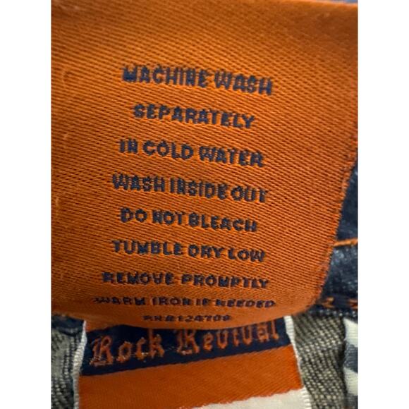 Rock Revival Sora Boot Size 31 Flap Pocket Jeans Excellent Pre Owned Condition - Picture 7 of 7